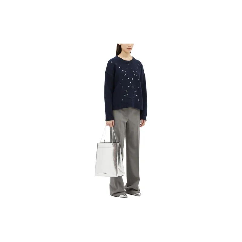 MSGM Eyelet embelishmet Jumper-3