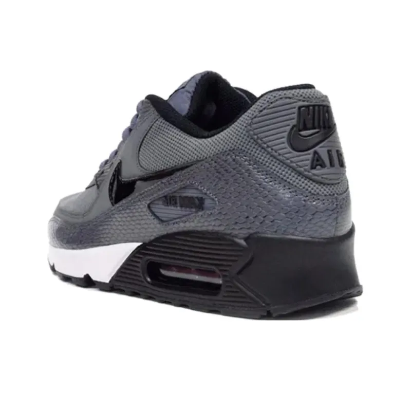 Nike Air Max 90 Anti Slip Wear Resistant Low Top Running Shoes Women's Dark Gray-4