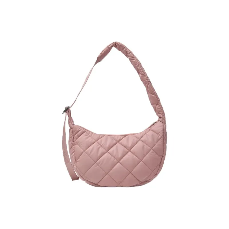 MLB New York Yankees Collaboration Polyurethane Portable Crossbody Bag Shoulder Bag Women's Pink-3