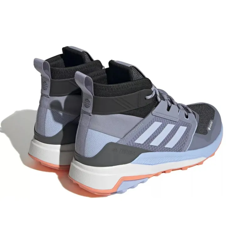 Adidas Terrex Trailmaker Gt Slip-Resistant Mid-Top Trekking Shoes Men's Blue-2