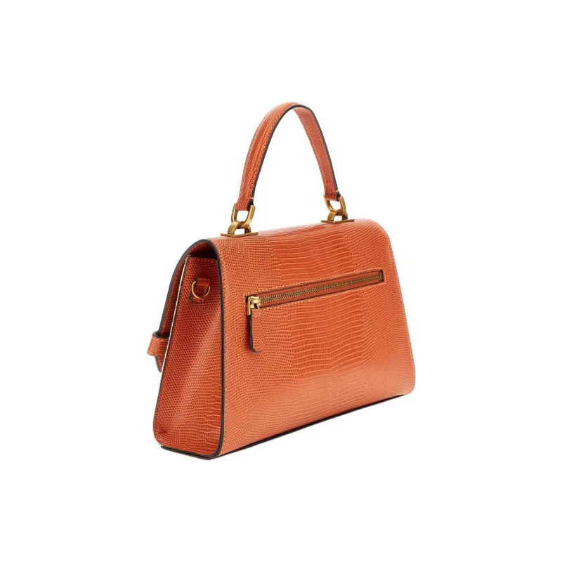 GUESS Cotton Shoulder Bag Crossbody Bag Handbag Regular Women's Orange-1