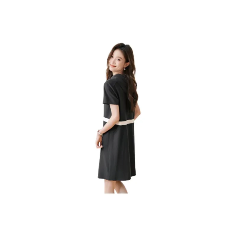 Mo Han Yi Mei Short Sleeved Dress Women's Premium Gray-2