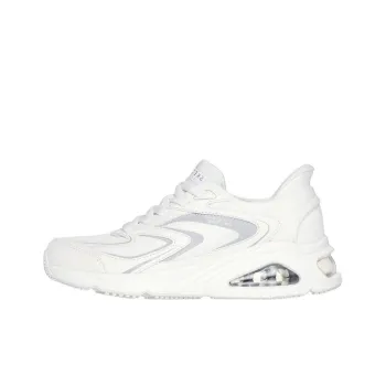 Skechers Anti Slip Wear Resistant Low Top Running Shoes Women's White