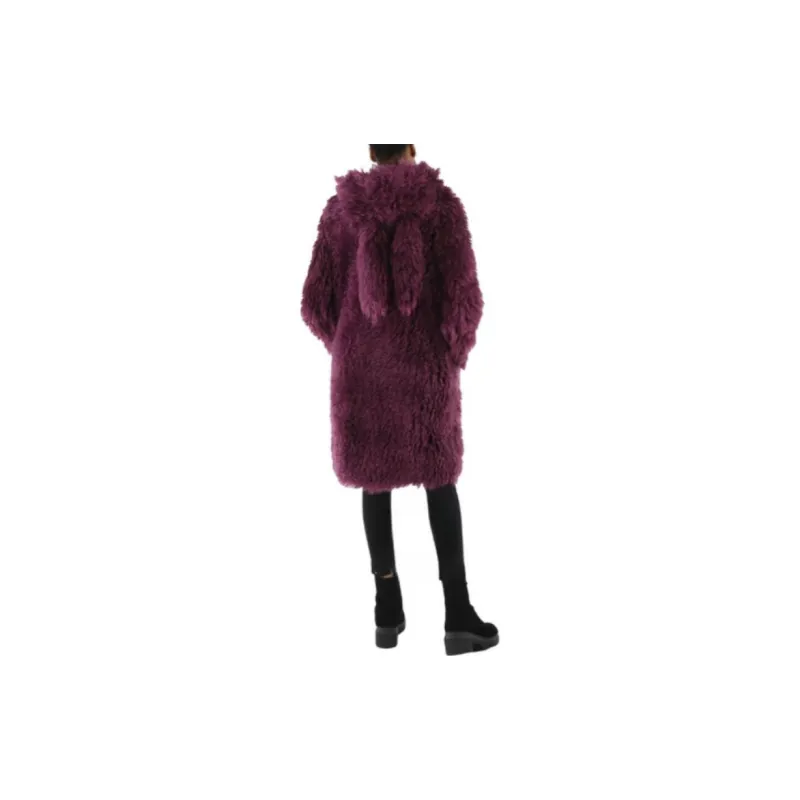 Burberry Velvet Jackets Women's Purple-5