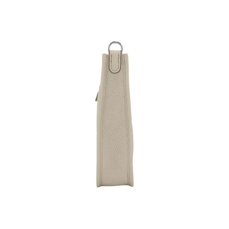 HERMES Evelyne Clemence Leather Shoulder Bag Crossbody Bag Mini Unisex 8L Beton Glacier White-4