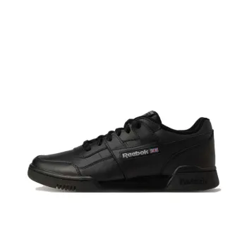 Reebok Workout Anti Slip Wear Resistant Low Top Skateboard Shoes Unisex Black