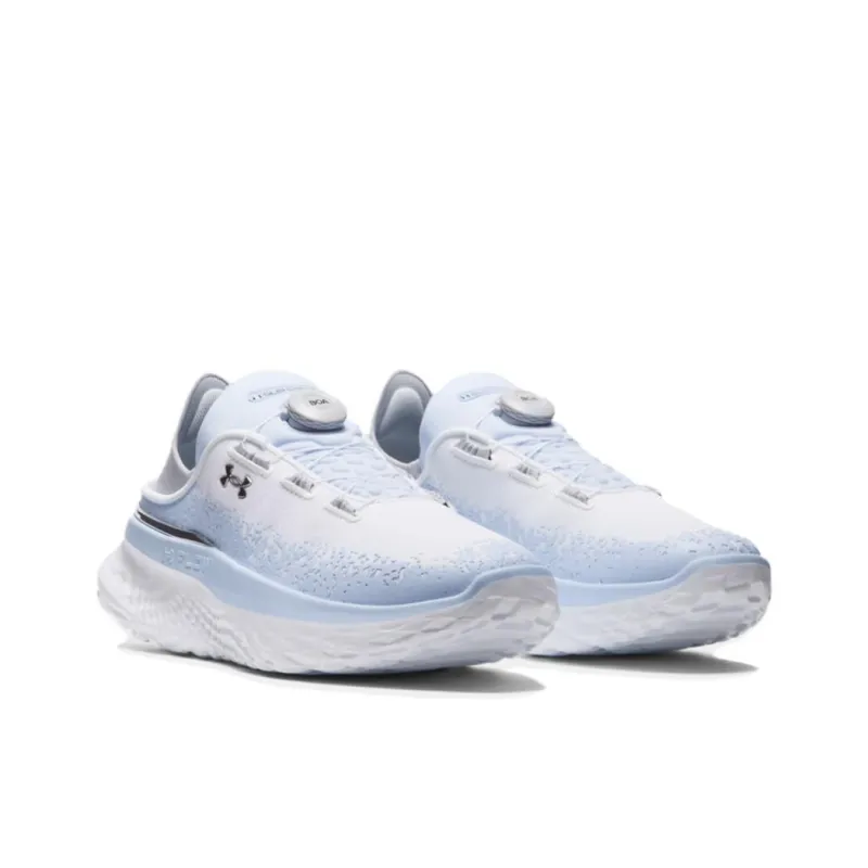 Under Armour SlipSpeed Anti Slip Wear Resistant Low Top Running Shoes Unisex White Purple-1