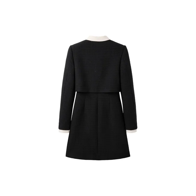PEACEBIRD Long Sleeved Dresses Women's-1