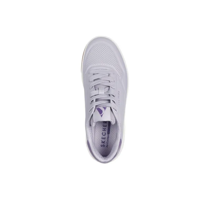 Skechers Uno Anti Slip Wear Resistant Low Top Casual Shoes Women's Purple-3