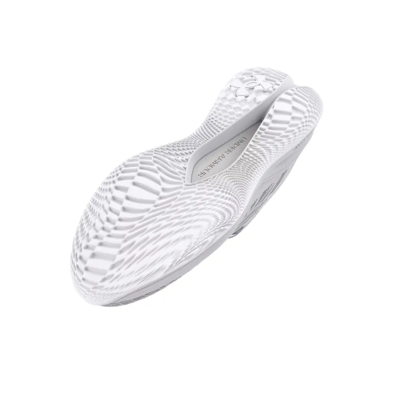 Under Armour VELOCITI PRO Anti Slip Wear Resistant Low Top Casual Running Shoes Unisex White Gray-4