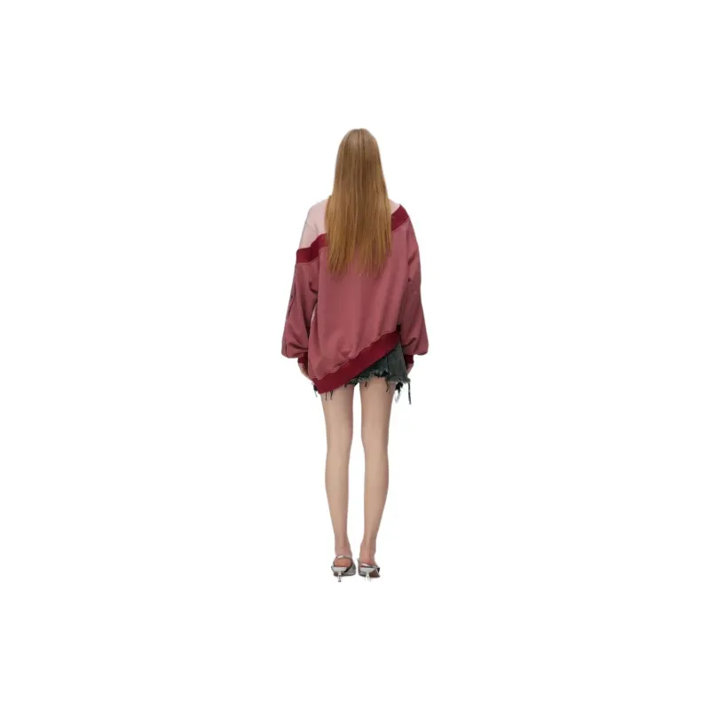 JAC FLEURANT Sweatshirt Women's Burgundy-2
