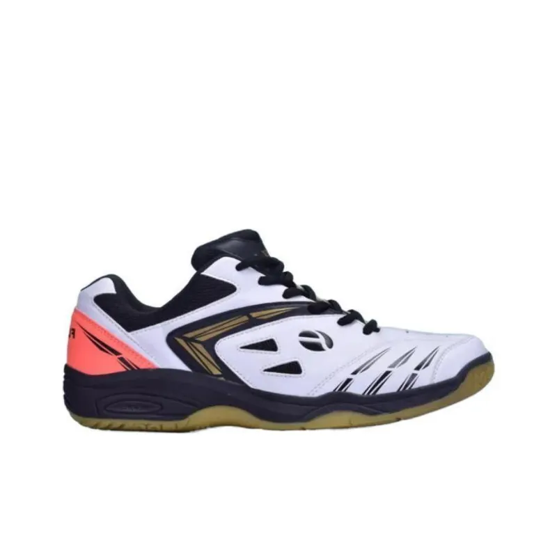 FLEX PRO FB Anti-Slip Wear-Resistant Low-Top Badminton Shoes Unisex Black White-1
