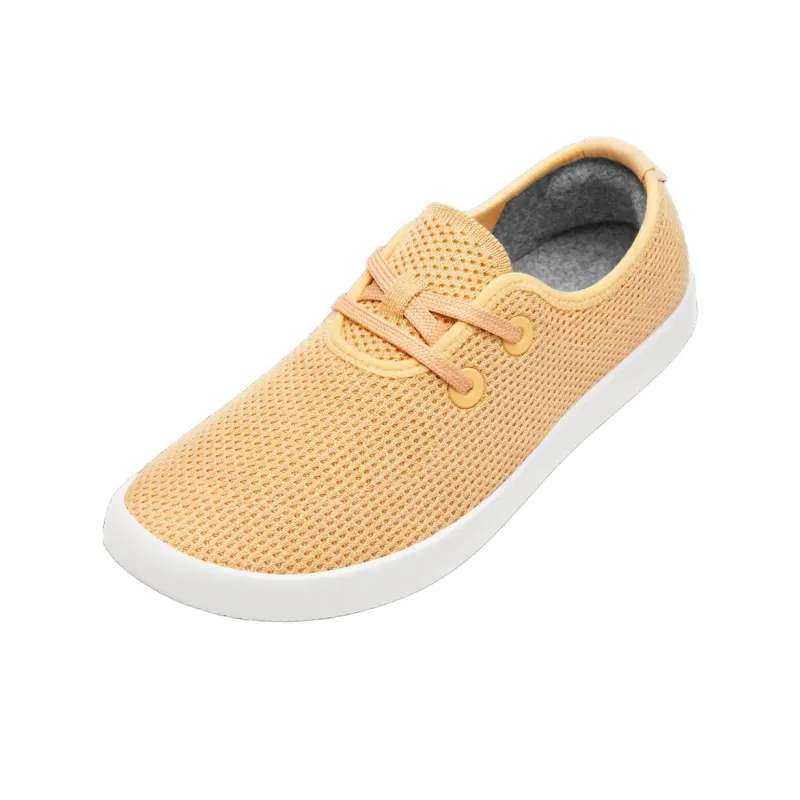 Allbirds Tree Skippers Cushioning Low-Top Sports Casual Shoes Men's Light Egg Yellow-2