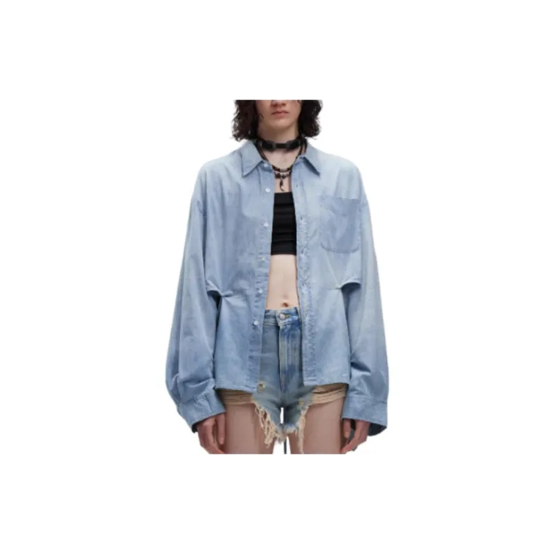 R13 Shirts Women's Blue-1