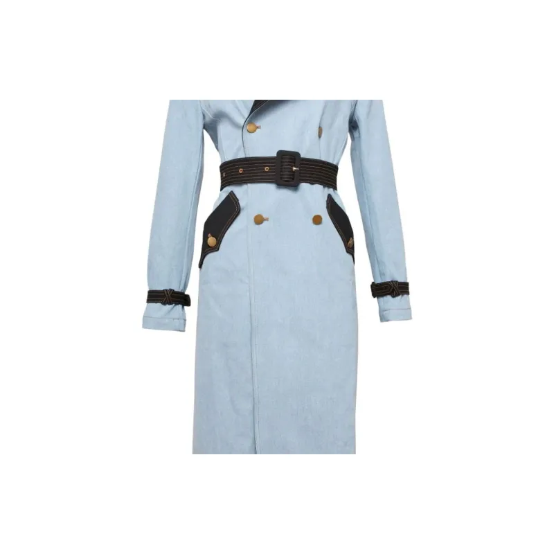 Fleur Du Mal Denim Trench Coat-2