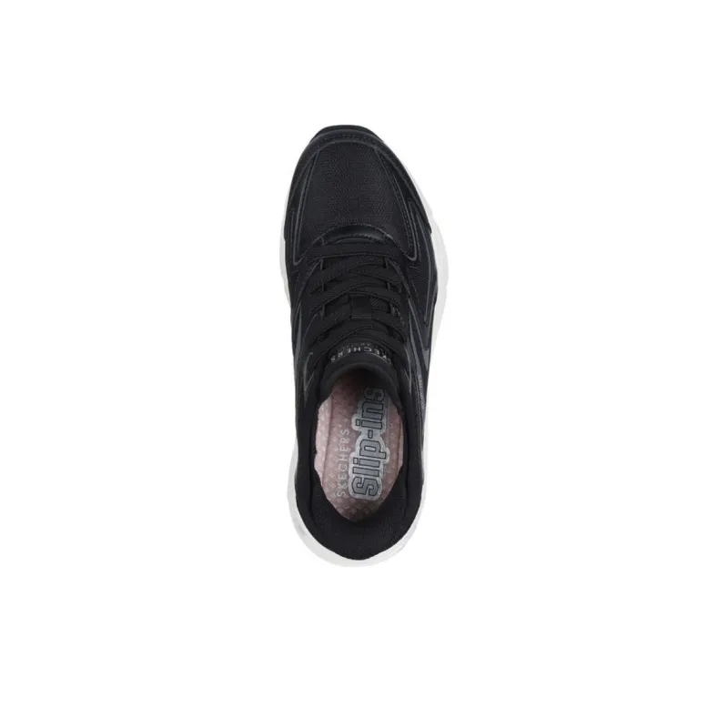 Skechers Slip Ins Slip Resistant, Abrasion Resistant, Waterproof Low Top Casual Shoes Women's Black-2
