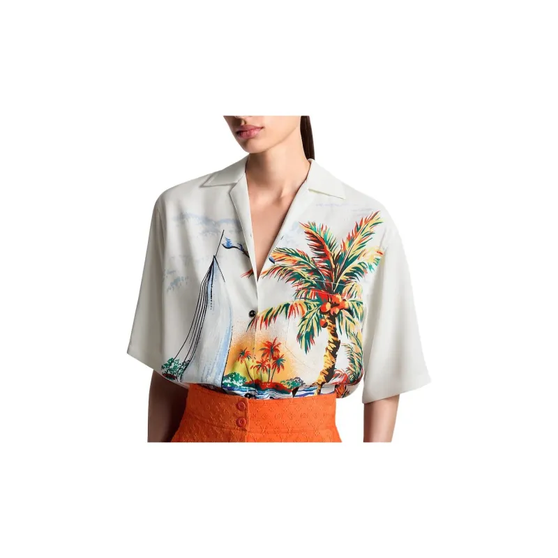 LOUIS VUITTON Sunset Sailboat Short Sleeved Shirt-3