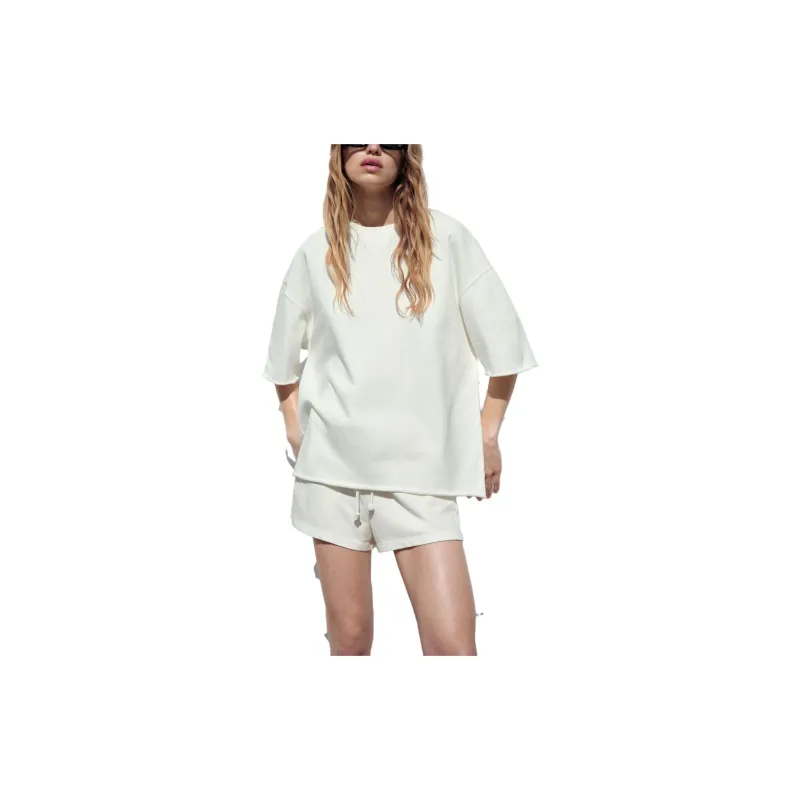ZARA Sweatshirts Women's White-2