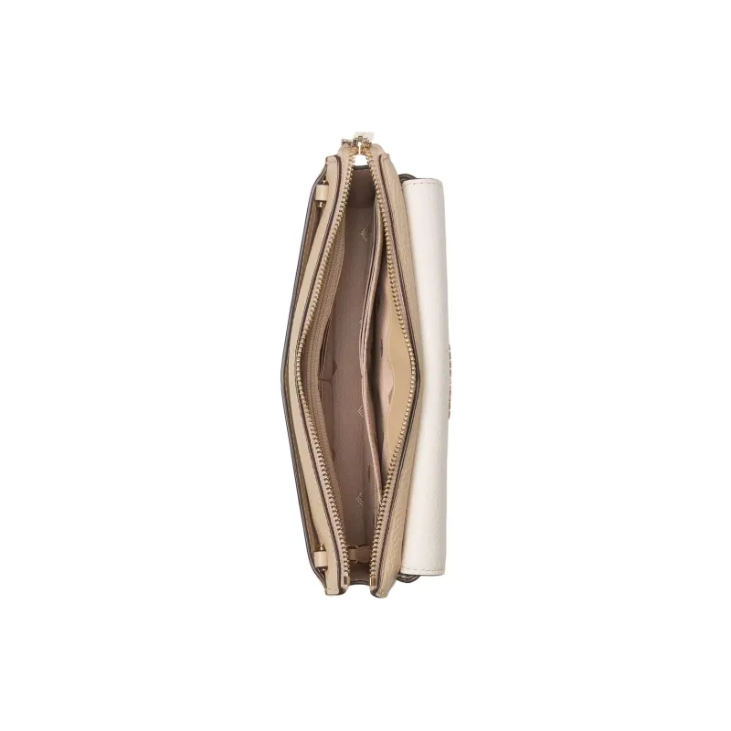 Kate Spade Leila Leather Shoulder Bag, Crossbody Bag Small Size Women's Light Sand Multicolor-3