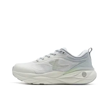 XTEP Abrasion Resistant Slip Resistant Low Top Casual Running Shoes Women's White Gray