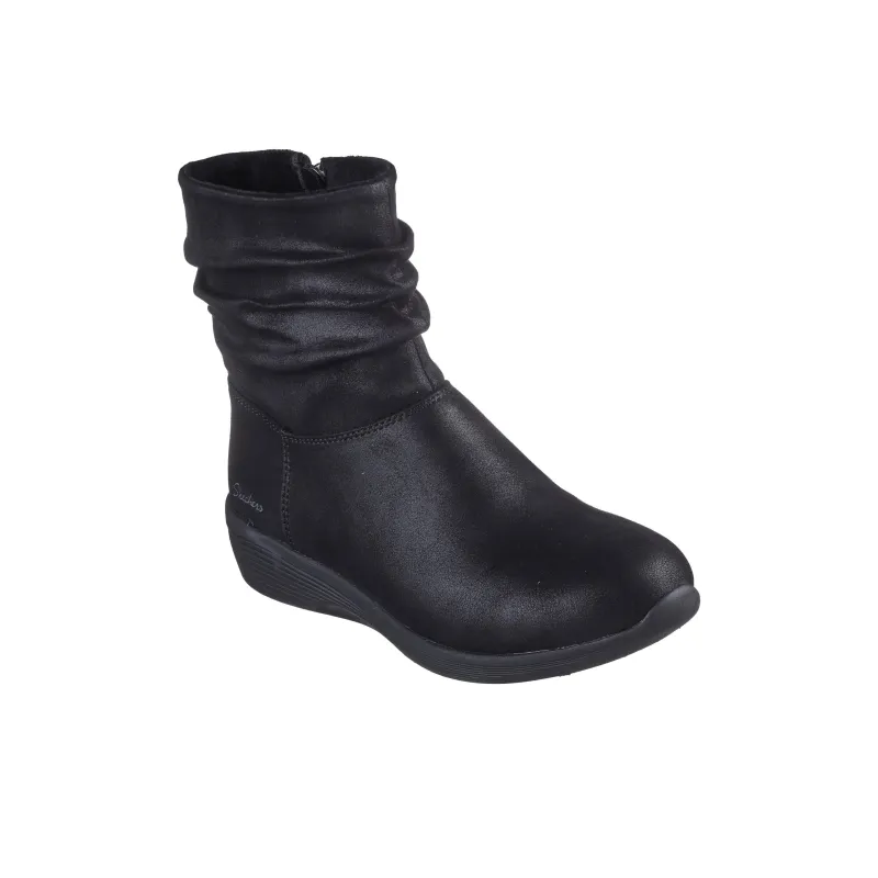 Skechers Arya Ankle Boots Women's Black-3