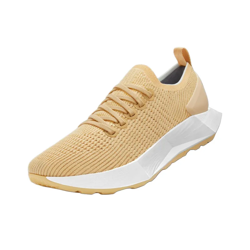 Allbirds Tree Flyer Cushioned Slip-Resistant Low-Top Running Shoes Women's Light Beige White-1