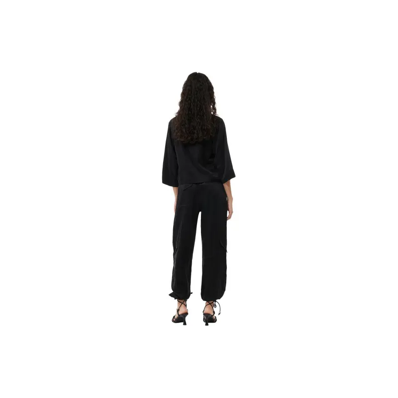 GANNI Washed Satin Trousers-2