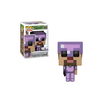 Funko POP! Collection GAMES Minecraft Steve Armor Edition Chibi Figures