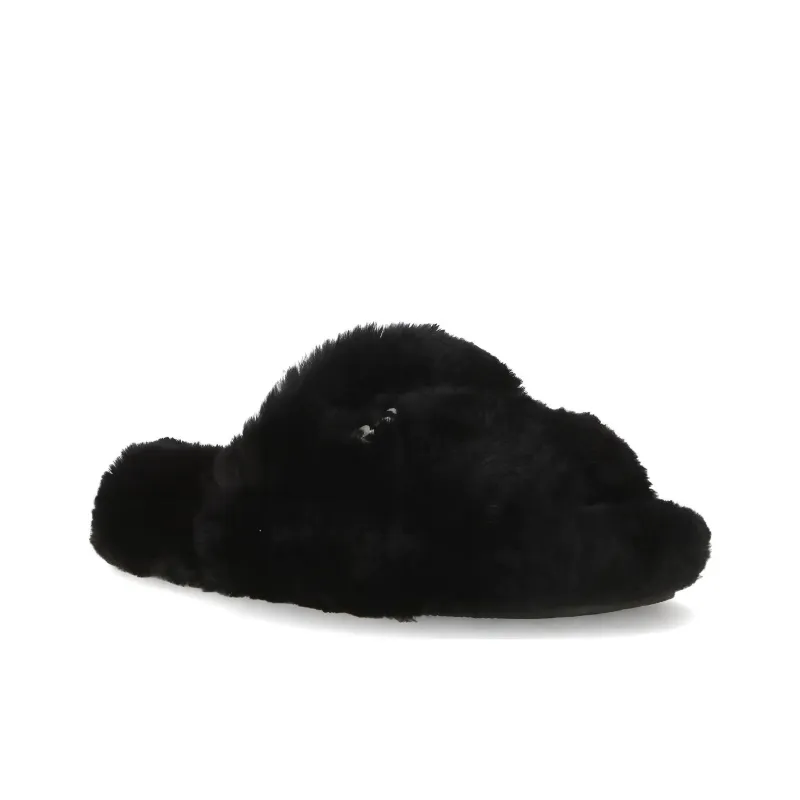 Balenciaga Slide Slippers Women's Black-2