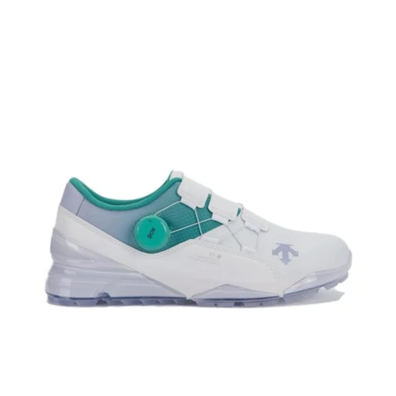DESCENTE GOLF Slip Resistant, Waterproof, And Breathable Low Top Golf Shoes Women's Mint Green-1