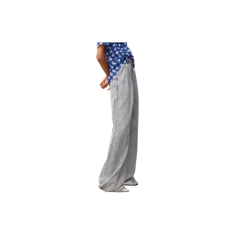 UOOYAA Jeans Women's Denim Blue-4
