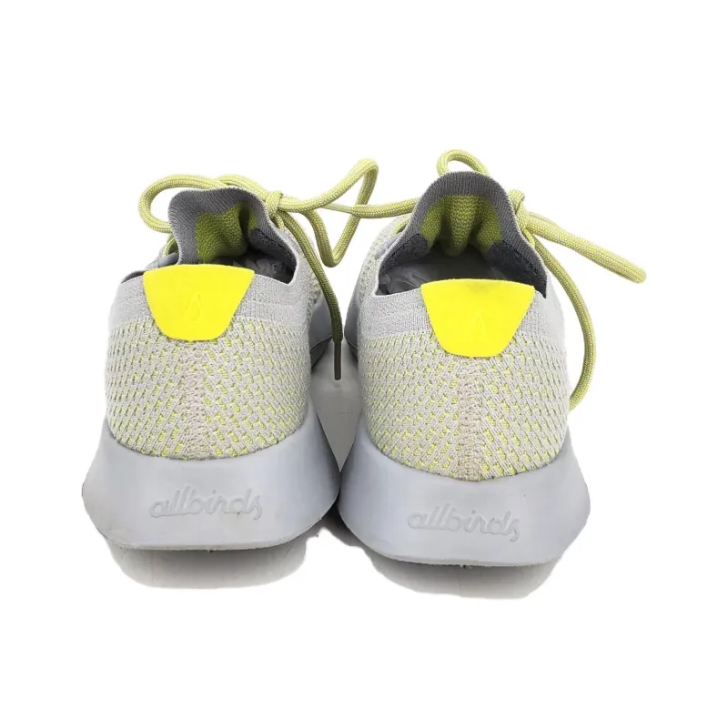Allbirds Tree Dasher Cushioning Breathable Low-Top Sports Casual Shoes Men's Gray Yellow-2
