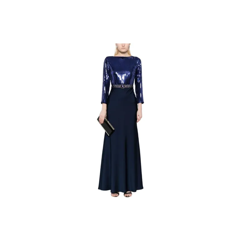 Sachin & Babi Christabel Sequined Gown-1