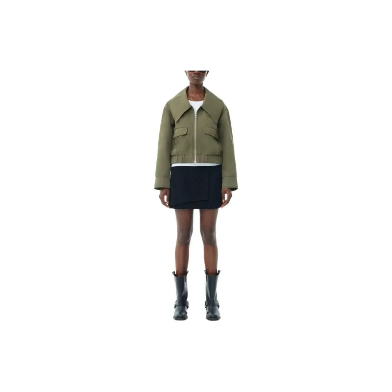 GANNI Oversized Collar Jacket-2