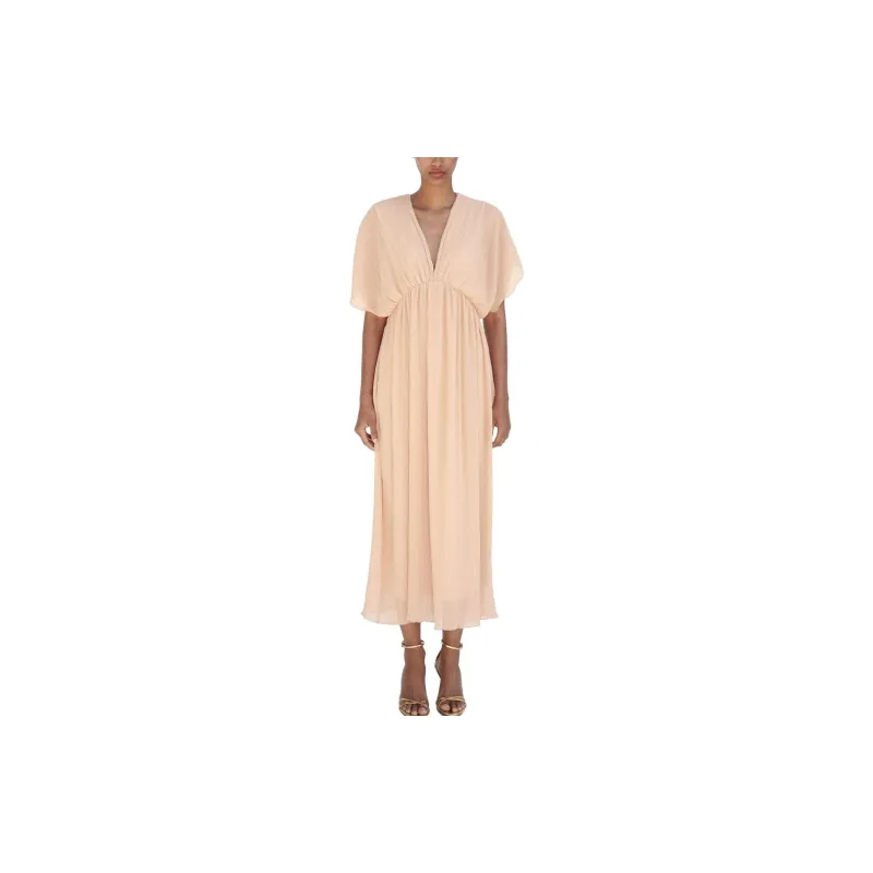 ZARA Short-Sleeved Dresses Women's Light Pink-2