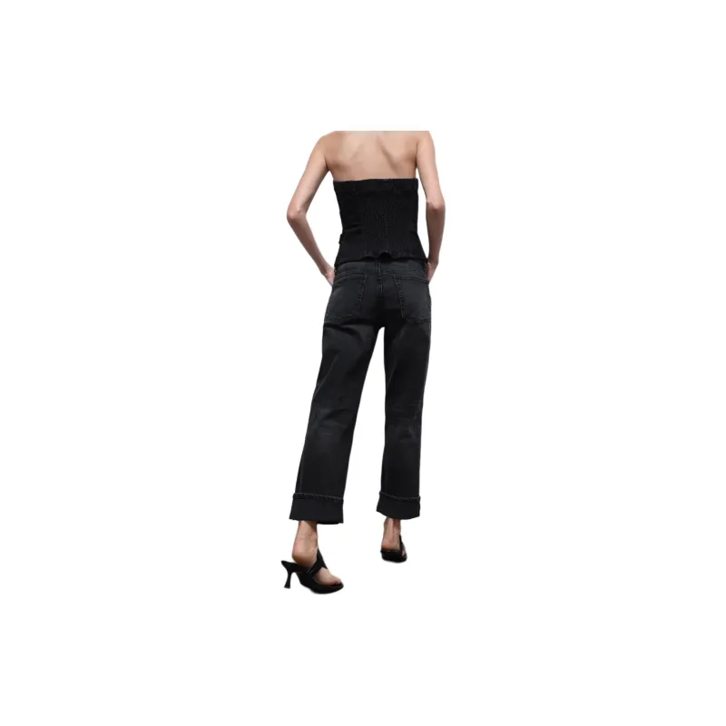ZARA Jeans Women's Black-3