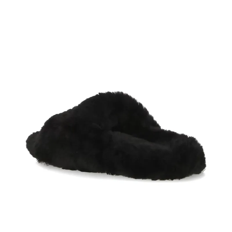 Balenciaga Slide Slippers Women's Black-3