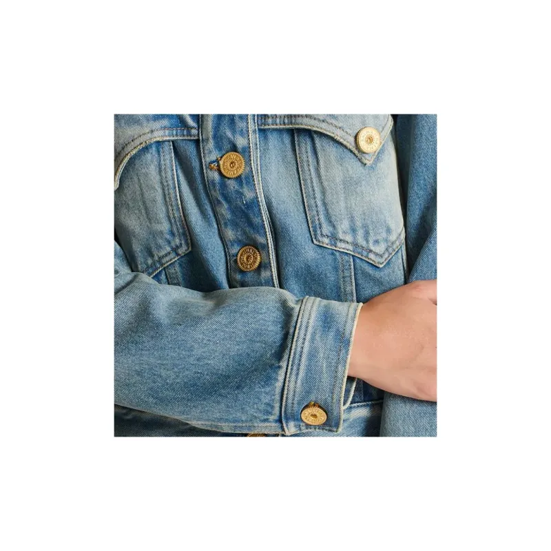 BALMAIN Vintage Denim Jacket-5