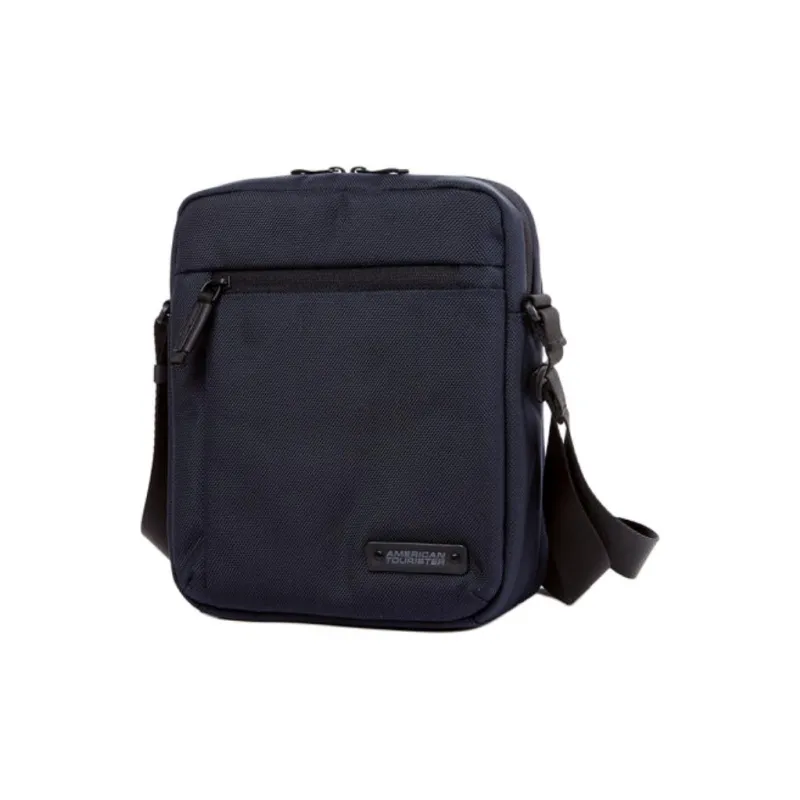 AMERICAN TOURISTER Polyester Shoulder Bag, Crossbody Bag Unisex Marine Blue-1