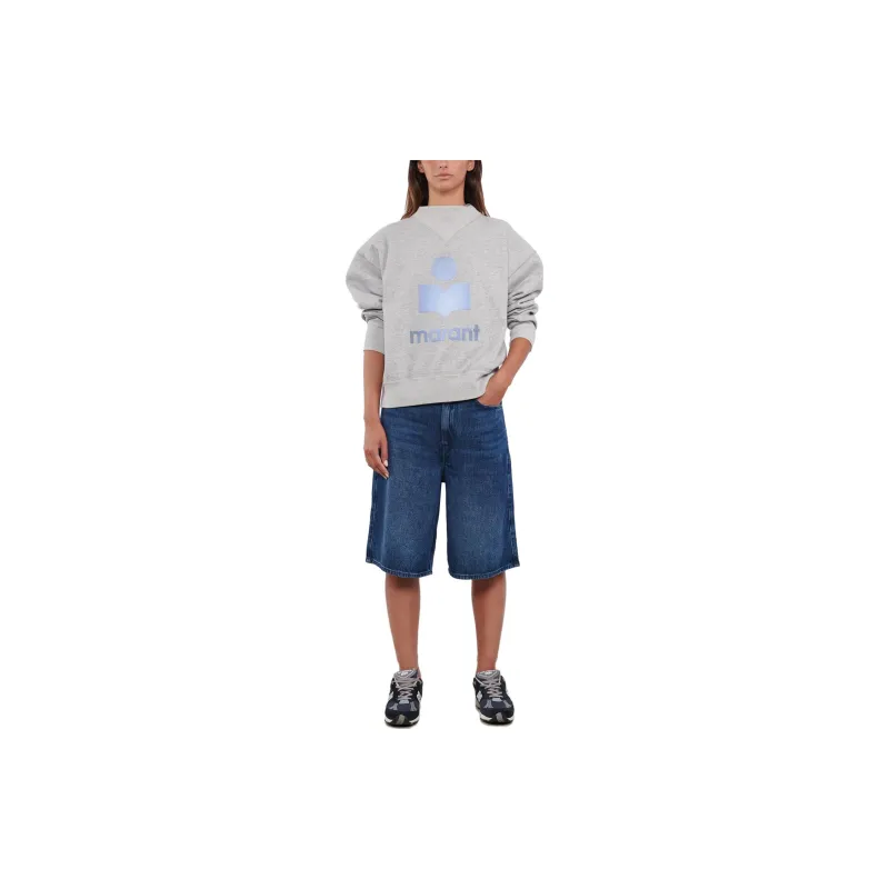ISABEL MARANT Mobyli Mock Neck Sweatshirt-1