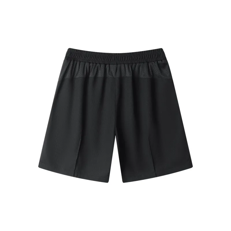 P.R IND Casual Shorts Unisex Black-1