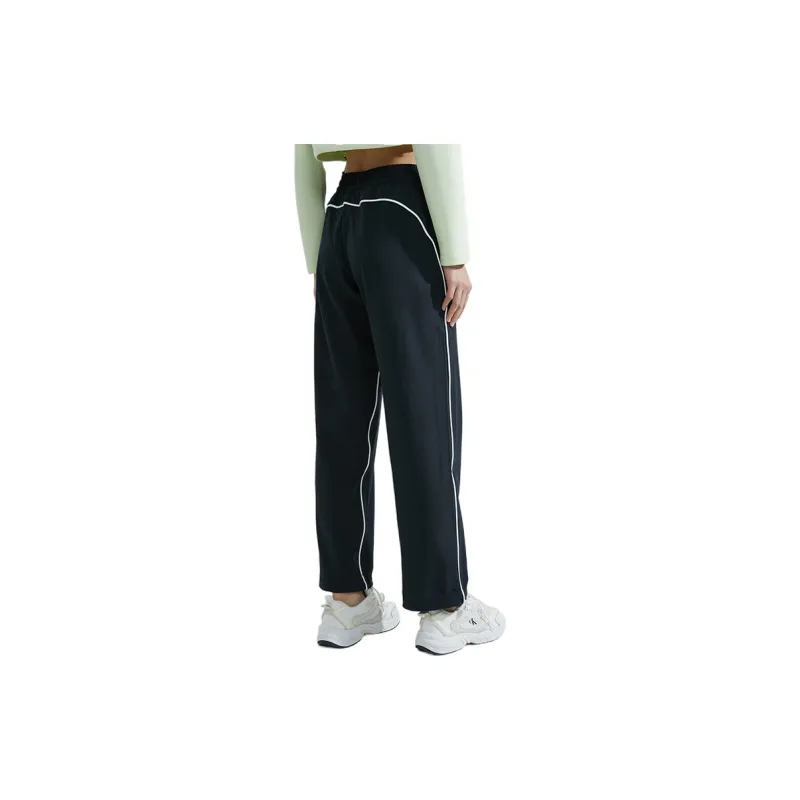 CALVIN KLEIN Knitted Sweatpants Women's Space Black-3