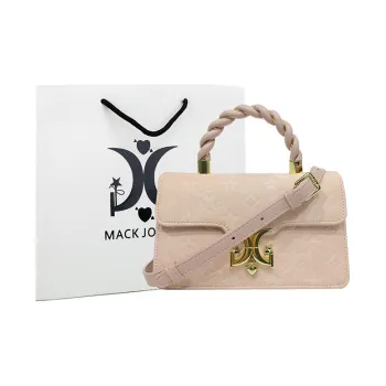MACK JODAER Synthetic Leather Handbag Women's Peach Blossom