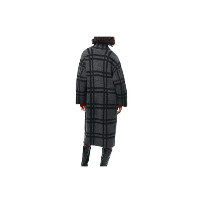 ZARA Coats Women's Gray-5