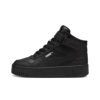 PUMA Carina Street Anti-Slip Wear-Resistant Mid-Top Skateboard Shoes Women's Black