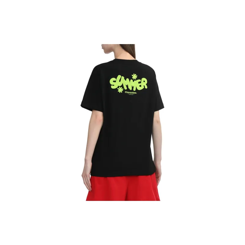  CHOCOOLATE Graphic print Cotton T shirt-4