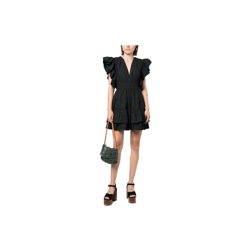 Ulla Johnson Kiri Ruffled Mini Dress-1