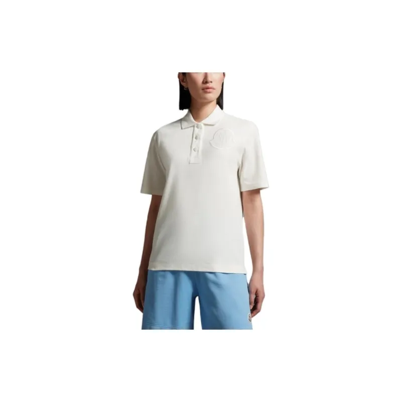 Moncler Polo Shirts Women's White-1