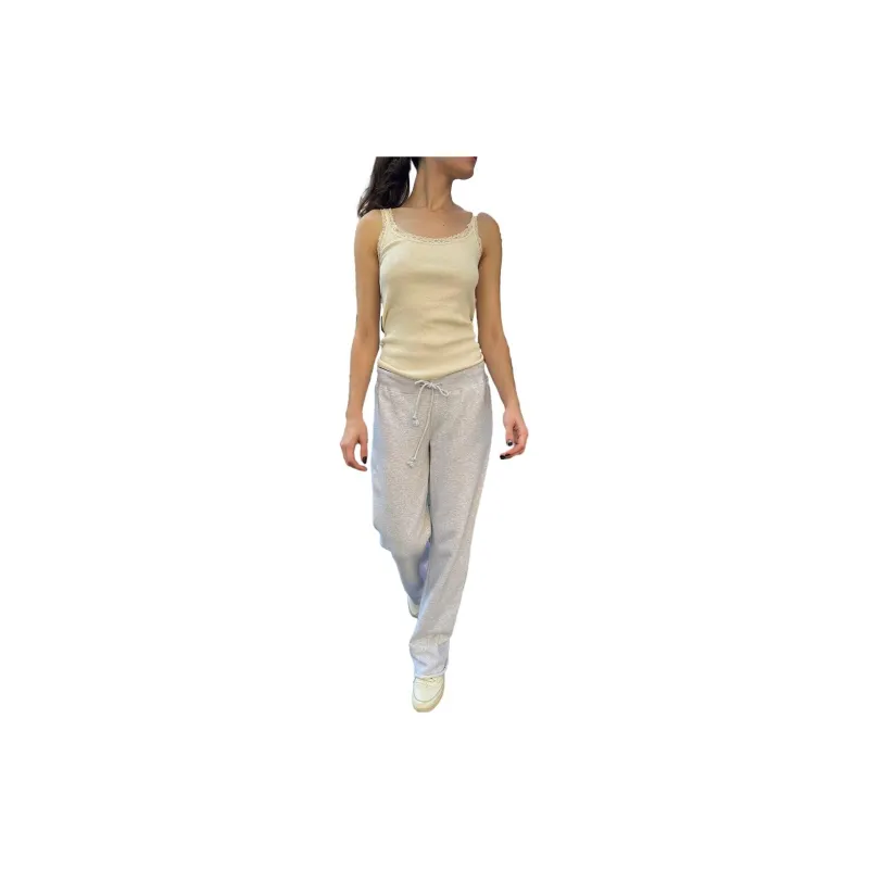 Brandy Melville Casual Pants Women's Silver Gray-1