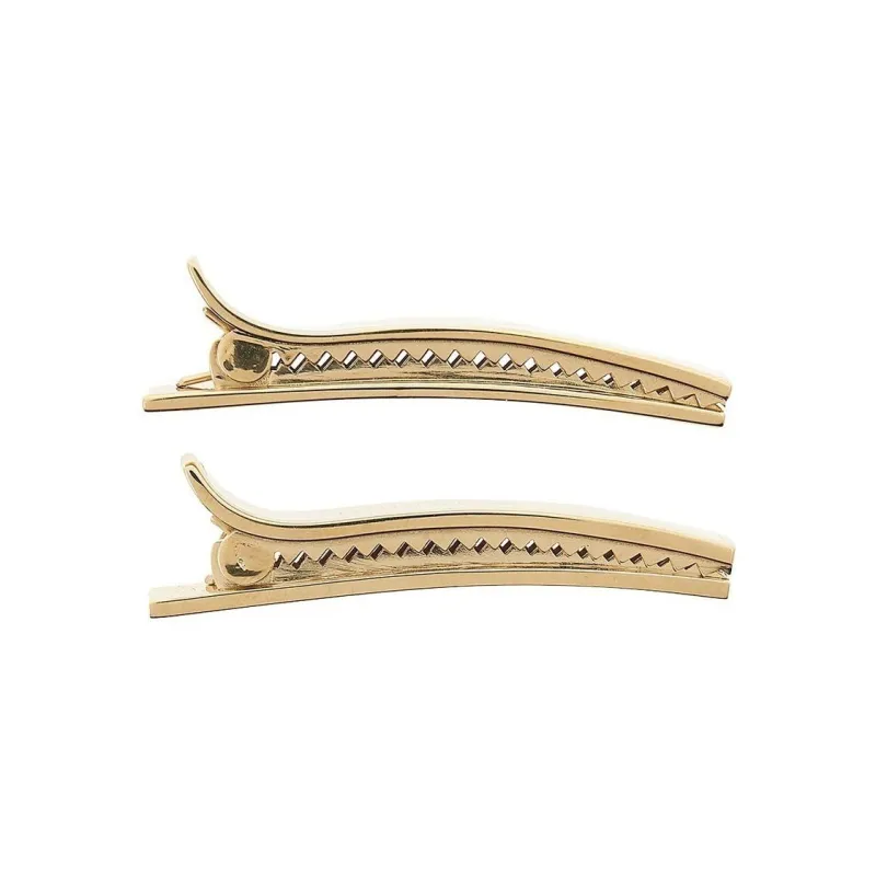 MIU MIU Metal Hair Clips Women's White-1